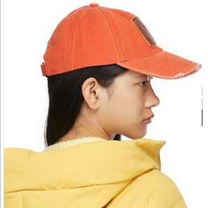 ACNE STUDIOS
Orange Canvas Baseball Cap